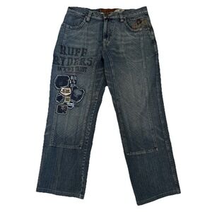 Vintage Ruff Ryders Jeans Men's 38x32‎ Carpenter Y2K Baggy Wide Leg Hip Hop DMX